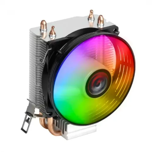 Air Cooler Pcyes Lorx 90mm Led Rainbow Intel/AMD LGA1700 | AM5 HeatPipe: 2 (6mm) - WZetta