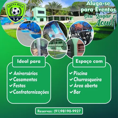 ALUGAMOS PARA EVENTOS ARENA ROLF