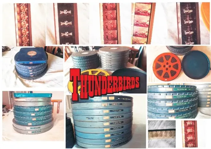 Filme 16mm Thunderbirds, Capitão Escarlate, Joe 90 e Stingray com Dublagem Original
