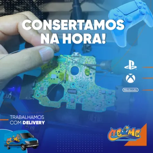 Consertamos seu controle de videogame na hora!