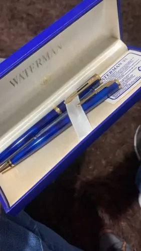 CONJUNTO WATERMAN (CANETA TINTEIRO 18K + ESFERO) LE MAN 100 PATRICIAN - NOS