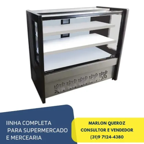 Balcao Vitrine Seca 1,25 Polar