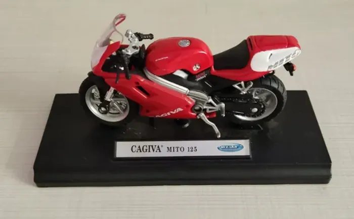 Miniatura Cagiva Mito 125 Welly 1/18 (Base)