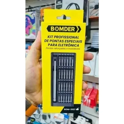 Kit profissional de pontas especiais para eltrônica