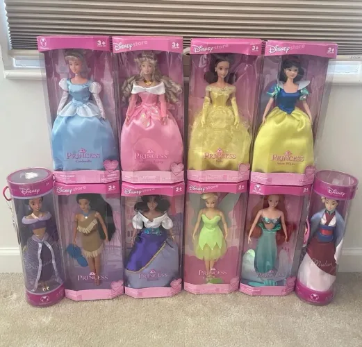 BONECAS BARBIE PRINCESAS DISNEY ANTIGAS NOVAS TENHO TODAS DA FOTO VALOR INDIVIDUAL 