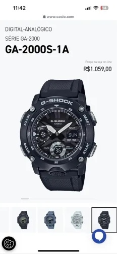 Relógio Casio G-Shock GA-2000S-1A