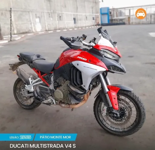 Ducati V4S Multistrada 2024 Sucata para peças 