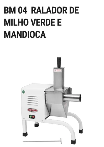 RALADOR DE MILHO VERDE E MANDIOCA