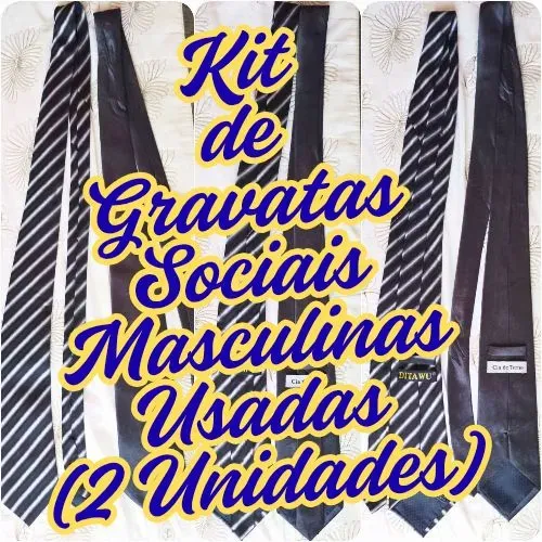 Gravatas Sociais Usadas