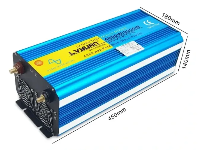 Inversor Lvyuan 8000W 12V para 220V Onda Pura Alemão