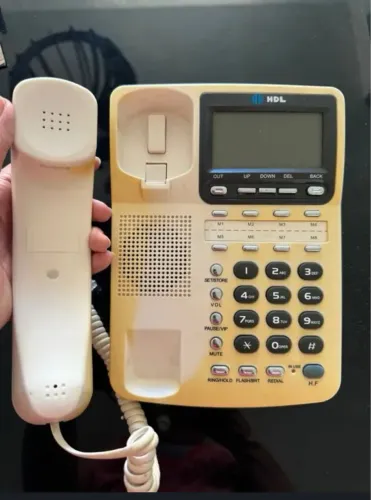 Telefone De Mesa Centrixfone Hdl Com Identificador De Chamada Branco - Hdl
