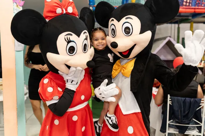 Personagem vivo Mickey e Minnie 
