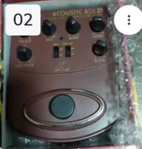 pedal v-tronic acústico drive behringer 