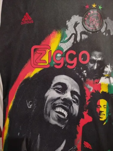 Camisa Adidas Ajax Ziggo - Edição Especial Bob Marley Three Little Birds