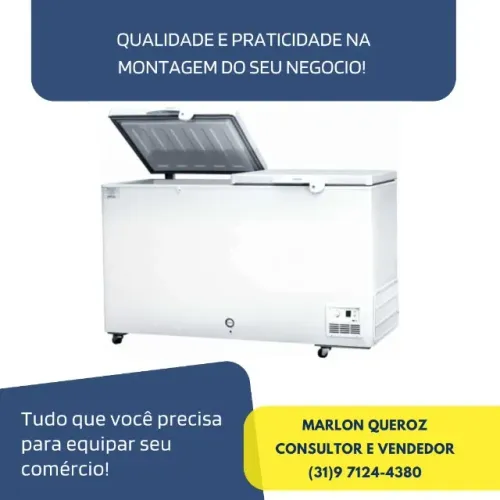 Freezer Horizontal 2 Tampas Fricon 503 Litros