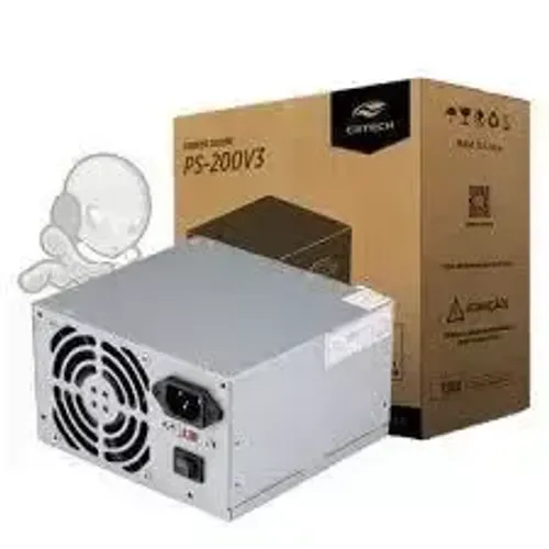 Fonte ATX 200w C3Tech C3Plus PS-200V4 Sem cabo