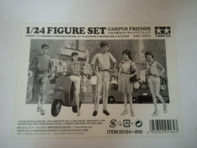 Figure set TAMIYA Campus Friends 1:24
