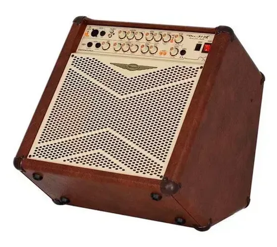 Amplificador Cubo Violão Oneal 80 Watts Ocv312x 12 Marrom