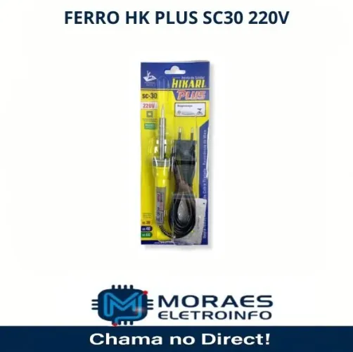 Ferro de solda Hikari HK plus SC 30