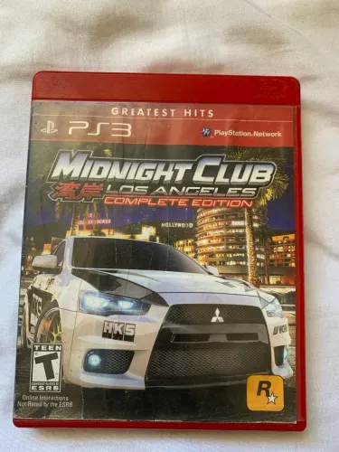 Jogo ps3- Midnight Club Los Angeles 