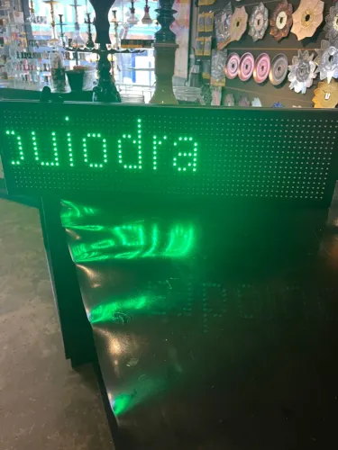 Placa LED letreiro - Iluminação moderna 70x20