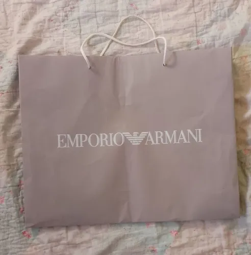 Sacola papel Giorgio Armani