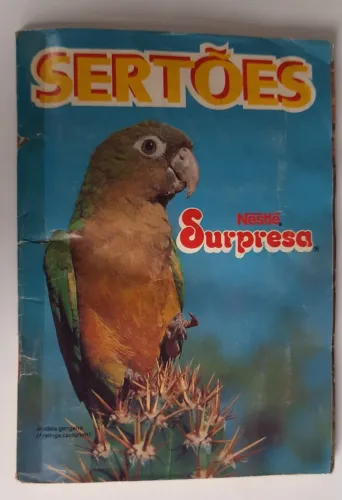 Sertões Nestlé Surpresa - Livro Ilustrado raridade ano 1992
