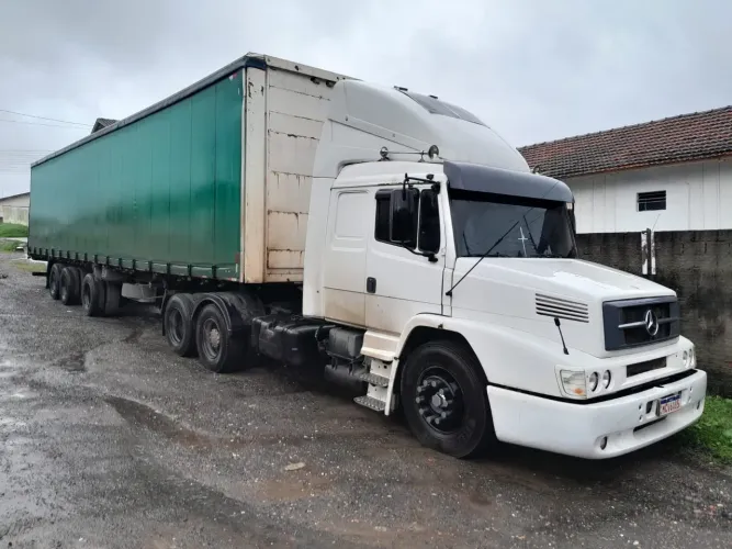 Mercedes 1634 ano 2005 trucado e carreta saider 2001