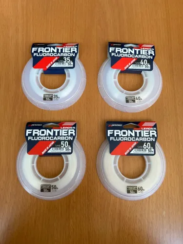 Linha Fluorocarbon Frontier Leader 35lb e 40lb 50m 