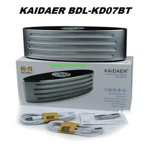 caixa Bluetooth Kaidaer BDL-KD07BT potencia som de qualidade sem distorções/20W d potencia