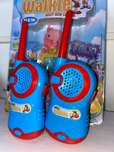 Rádio comunicador infantil walkie-talkie 