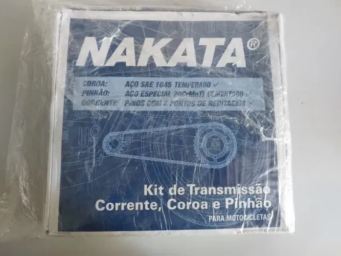 Kit Coroa Pinhão Corrente Moto Nakata TM10195R Honda CB600F novo valor 270,00