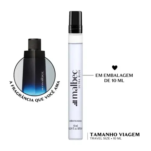 Malbec Ultra Bleu 10ml Boticário Masc Perfume de bolsa