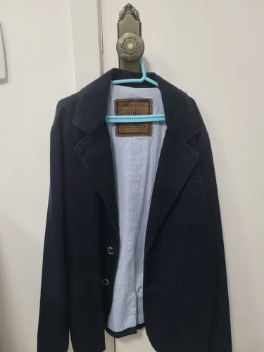 Blazer da Zara Azul de Corduroy