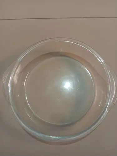 Travessa pirex 26 cm diâmetro x 6cm altura 