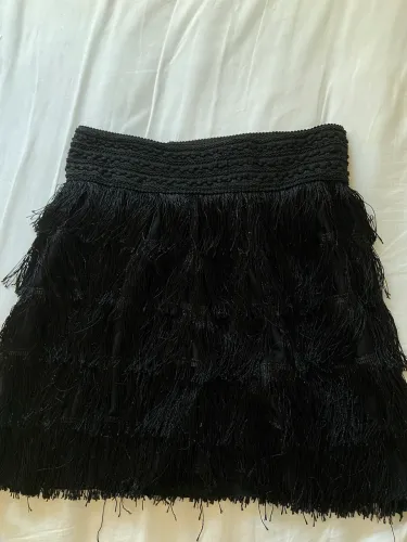 saia franjas boho