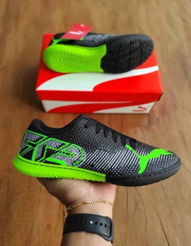Chuteira Puma Green Futsal Pronta Entrega 