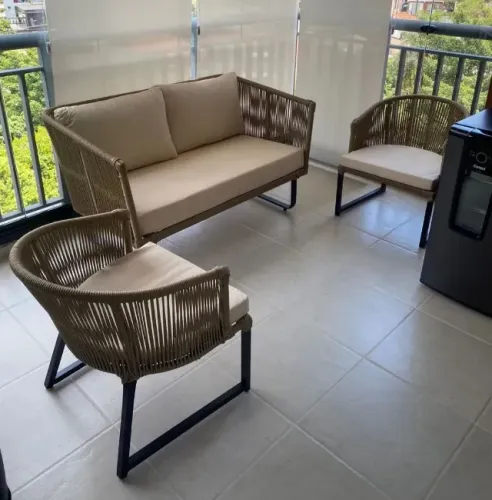 Conjunto Sofá para varanda 