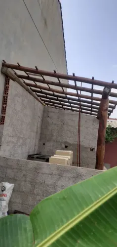 Telhado em eucalipto tratado