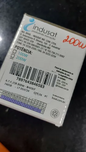 Trasformador 200w  220v e 127v