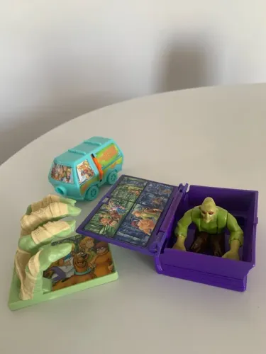 Lote Kit Scooby-Doo - Mc Donalds Brinquedos de personagens carro miniatura 