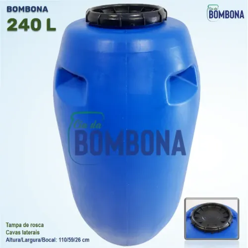 Bombona 240 litros - O Melhor Custo-Benefício 