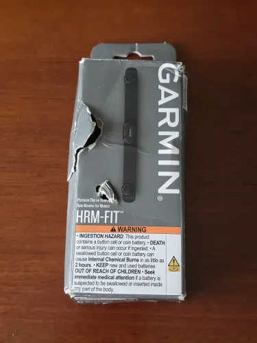 Monitor Cardíaco Cinta Garmin HRM Fit nova - caixa danificada