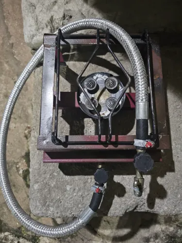 Fogão industrial uma boca para área de camping ou festas e feiras
