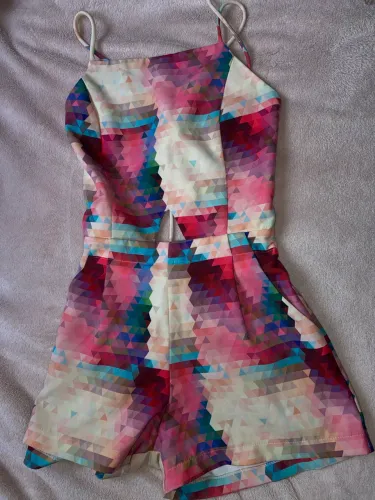 macacão twoin colorido 