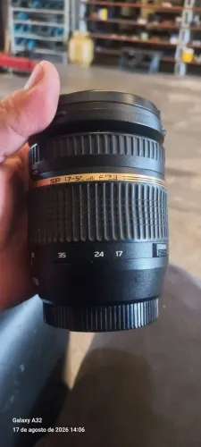Lente zoom tamron SP 17-50mmf2.8xr