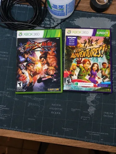 Jogos Xbox 360 original stret fighter x Tekken e adventures