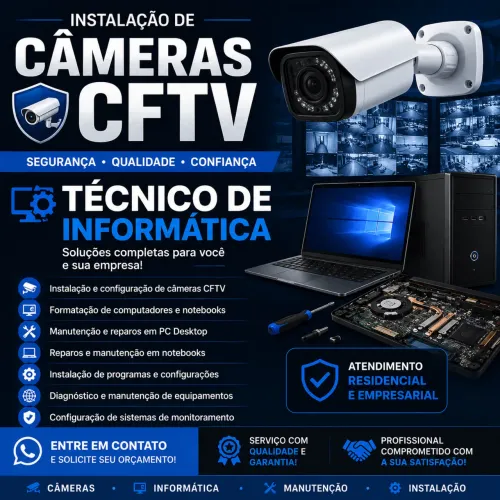 Técnico Informática e CFTV