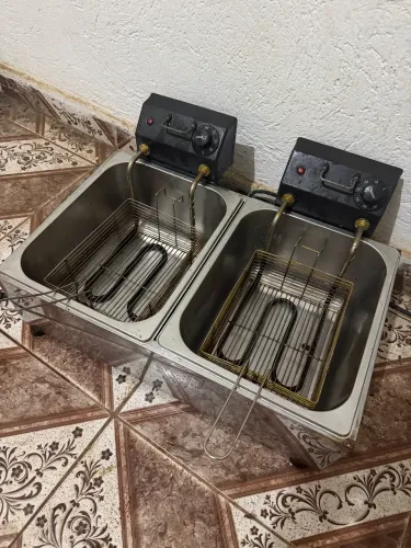 Fritadeira industrial 2 cubas
