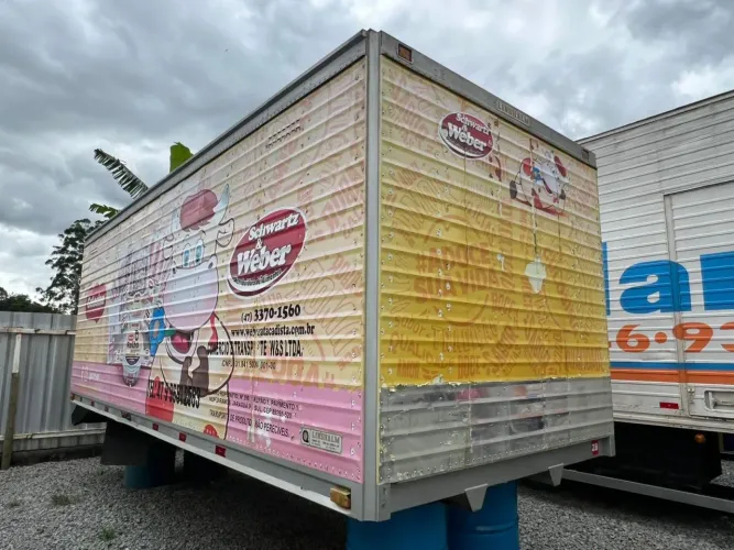 Baú Carga Seca Linshalm de 6.00 Metros Caminhao ¾ 